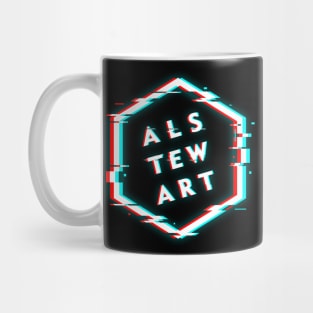 AL STEWART POLYGON GLITCH Mug